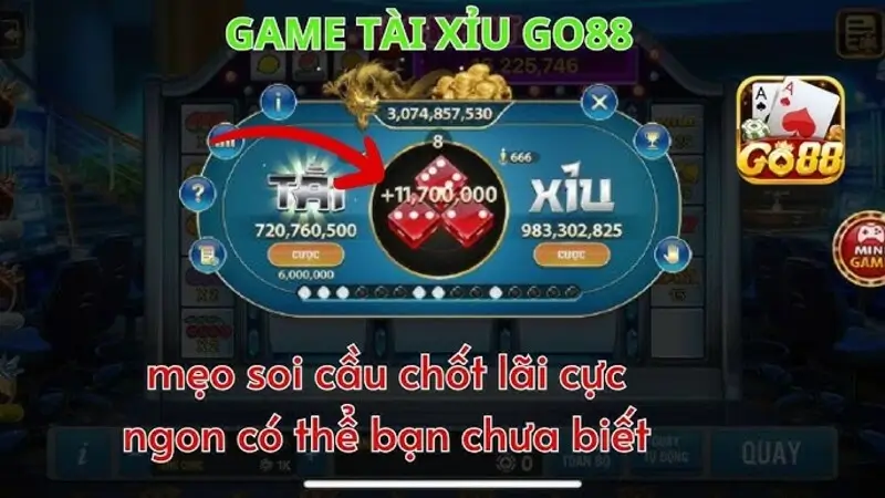 Mẹo soi cầu tài xỉu go88 hiệu quả