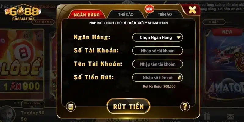 rút tiền go88