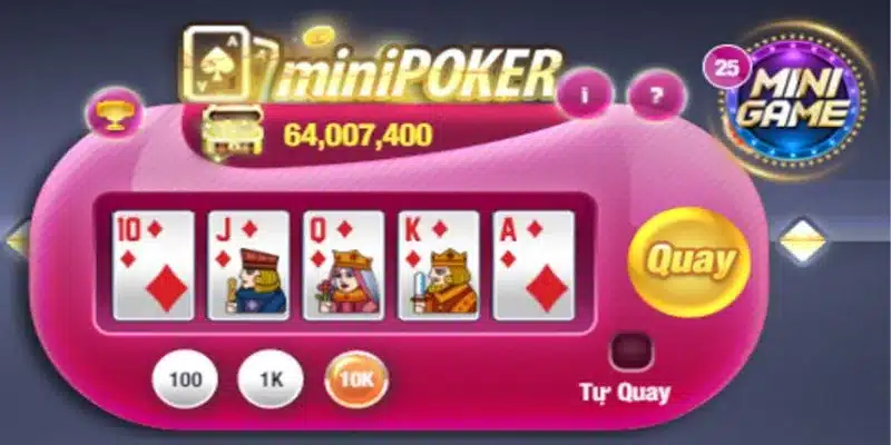 Cách chơi mini poker nâng cao khả năng chiến thắng