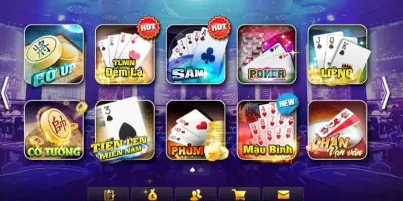 Khám phá top 5 game bài ăn tiền hot nhất hiện nay